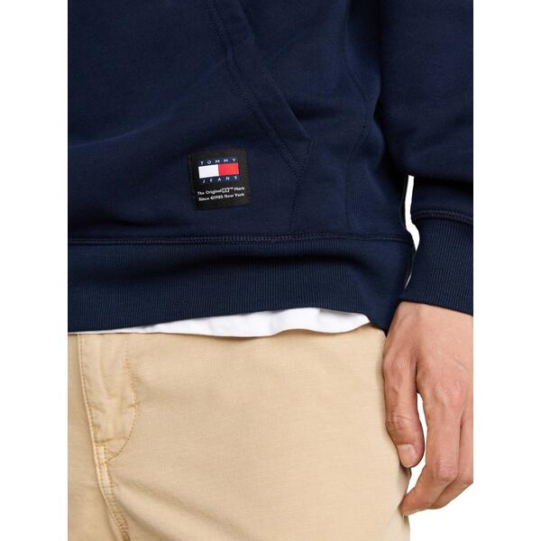 Αντρικό Φούτερ Tommy Jeans Rlx Glitter Dark Night Navy DM0DM20601-C1G