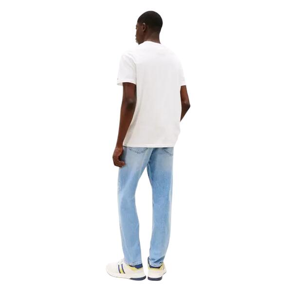 Aνδρικό Τ-shirt Tommy Jeans Reg Signtr Dna Ext Ecru DM0DM20817-YBL