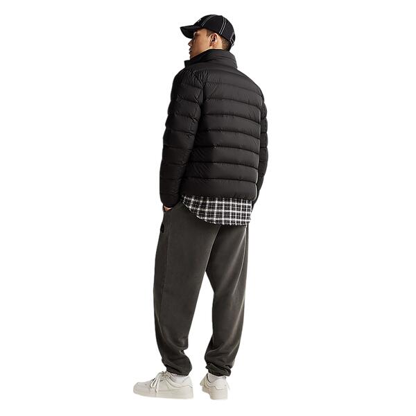 Αντρικό Μπουφάν Tommy Jeans Lt Down Printed Black DM0DM21175-BDS