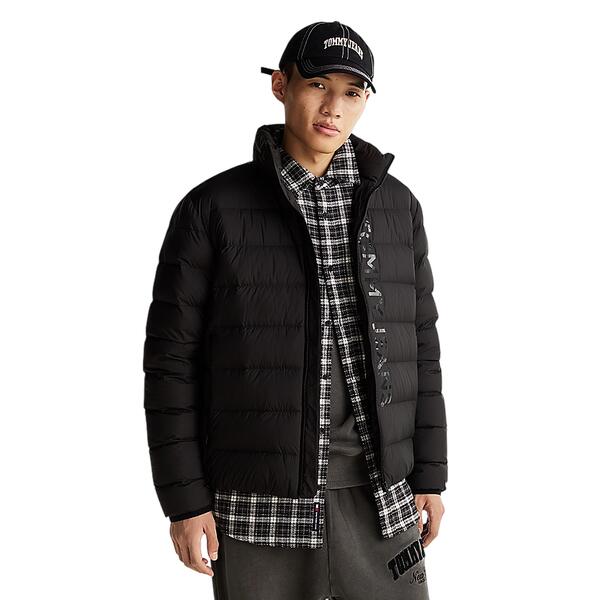 Αντρικό Μπουφάν Tommy Jeans Lt Down Printed Black DM0DM21175-BDS