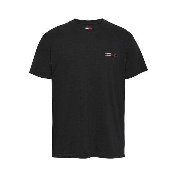 Ανδρικό T-shirt Tommy Jeans b Reg Graphic Slub Ext Black DM0DM21303-BDS