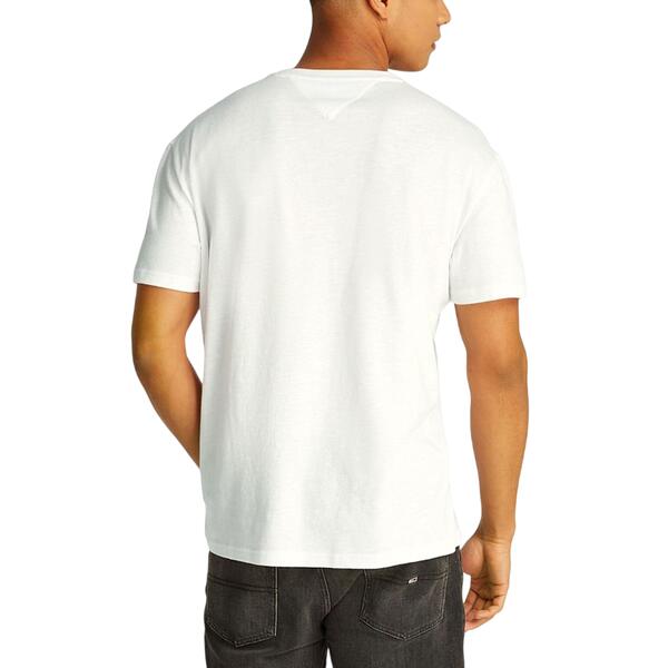 Ανδρικό T-shirt Tommy Jeans B Reg Graphic Slub Ext Ecru DM0DM21303-YBL