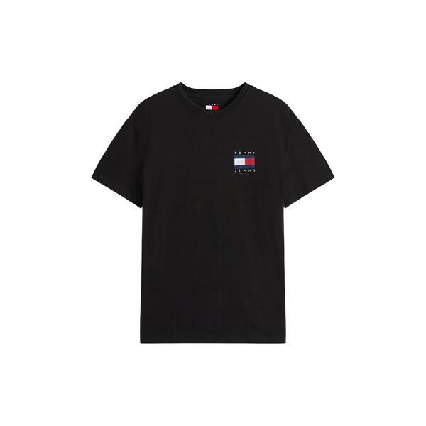 Ανδρικό T-Shirt Tommy Jeans Reg Flag Graph Bckprnt T Ext Black DM0DM21910-BDS