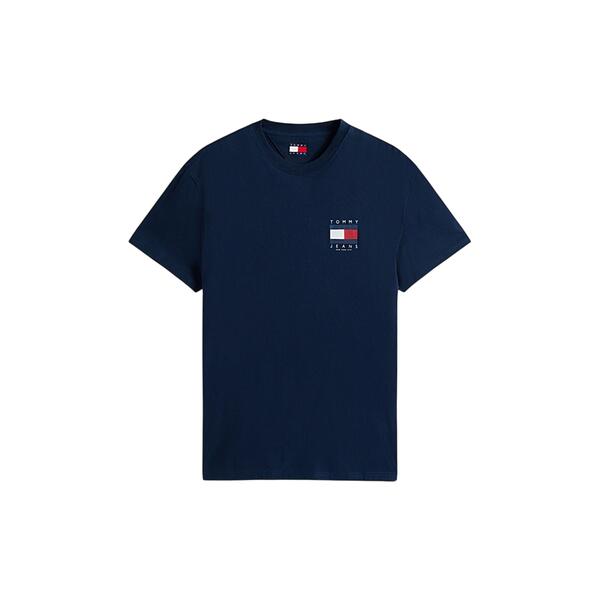 Ανδρικό T-Shirt Tommy Jeans Reg Flag Graph Bckprnt T Ext Dark Night Navy DM0DM21910-C1G