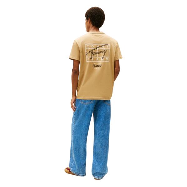 Ανδρικό T-Shirt Tommy Jeans Tjm Reg Sign Spray Ss T Ext DM0DM22319-AEN