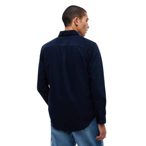 Ανδρικό Πουκάμισο Tommy Jeans Tjm Reg Babe Corduroy Shirt Ext Dark Blue DM0DM23517-C1G