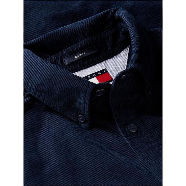 Ανδρικό Πουκάμισο Tommy Jeans Tjm Reg Babe Corduroy Shirt Ext Dark Blue DM0DM23517-C1G