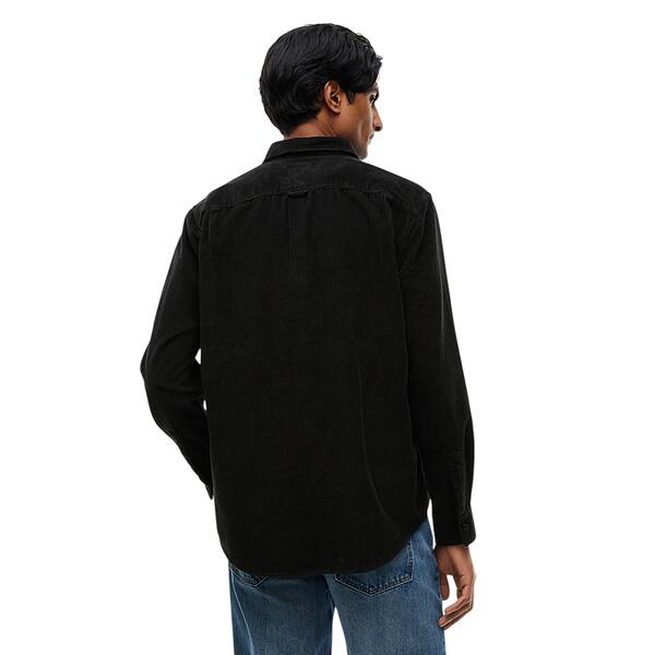 Ανδρικό Πουκάμισο Tommy Hilfiger Tjm Rlx Corduroy Shirt Ext Black DM0DM23705-BDS