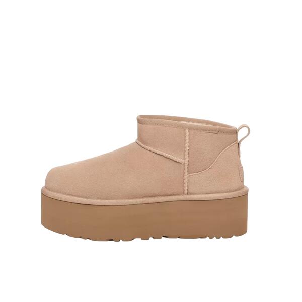 Γυναικεία Μποτάκια Ugg Classic Ultra Mini Platform Sand 1135092-SAN