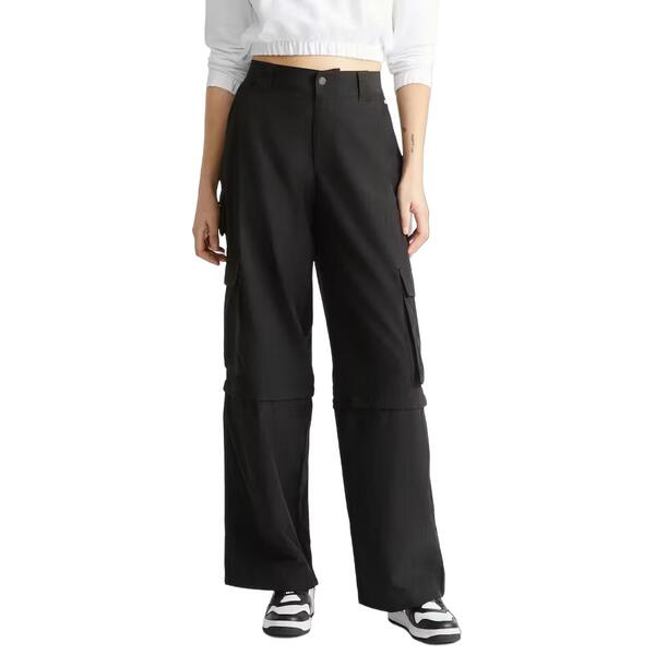 Γυναικείο Παντελόνι Tommy Jeans Tjw Claire Nylon Zip-Off Cargo Black DW0DW16389-BDS
