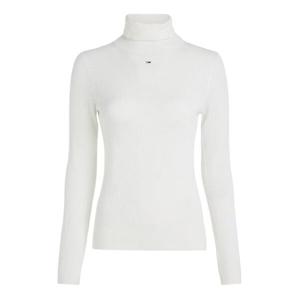 Γυναικείο Πουλόβερ Tommy Jeans Tjw Essential Turtleneck Sweater Ancient White DW0DW16537-YBH
