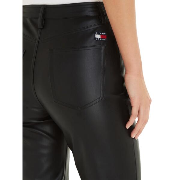 Γυναικείο Παντελόνι Tommy Jeans Tjw Julie Pleather Pant Black DW0DW16945-BDSR