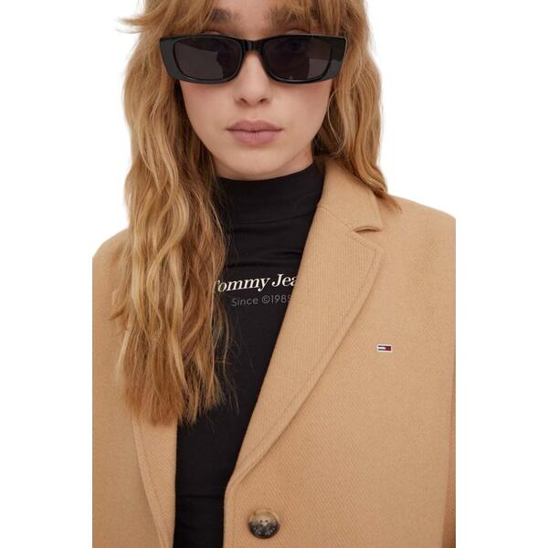 Γυναικείο Παλτό Tommy Jeans Tjw Wool Coat Tawny Sand DW0DW17232-AB0
