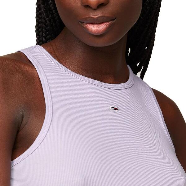 Γυναικείο Top Tommy Jeans Tjw Essential Rib Tank Empire Lavender Flower DW0DW17382-W06