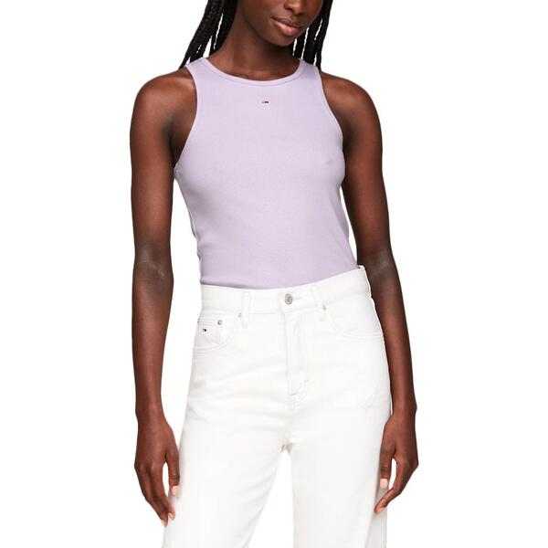 Γυναικείο Top Tommy Jeans Tjw Essential Rib Tank Empire Lavender Flower DW0DW17382-W06