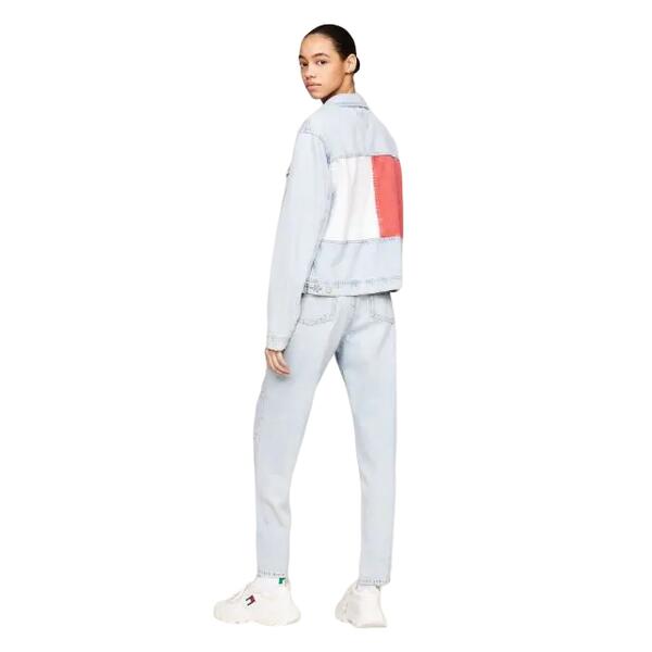Γυναικείο Μπουφάν Tommy Jeans Mom Jacket Flag Bh6015 DW0DW18331-1AB Γυναικείο Μπουφάν Tommy Jeans Mom Jacket Flag Bh6015 DW0DW18331-1AB