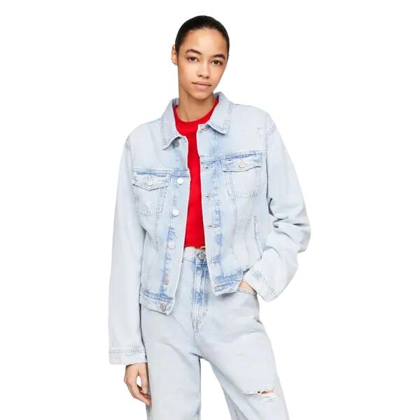 Γυναικείο Μπουφάν Tommy Jeans Mom Jacket Flag Bh6015 DW0DW18331-1AB Γυναικείο Μπουφάν Tommy Jeans Mom Jacket Flag Bh6015 DW0DW18331-1AB