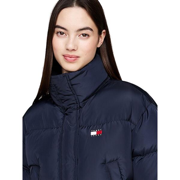 Γυναικείο Μπουφάν Tommy Jeans Back Flag Alaska Ext Dark Night Navy DW0DW18820-C1G