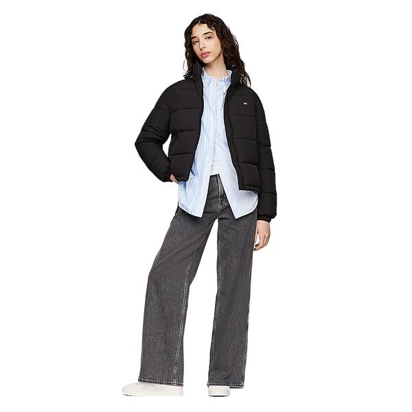 Γυναικείο Μπουφάν Tommy Jeans Essential Puffer Ext Black DW0DW18827-BDS