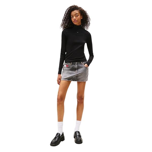 Γυναικεία Μπλούζα Tommy Hilfiger Tjw Essential Mock Neck Black DW0DW19830-BDS