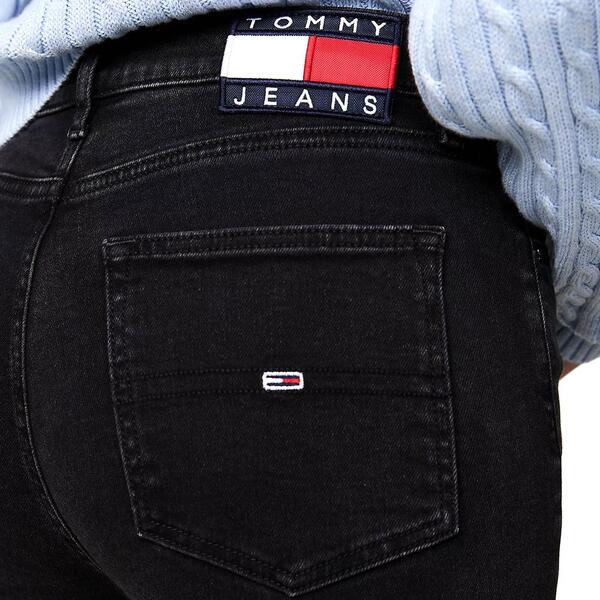 Γυναικείο Jean Tommy Hilfiger Sylvia Hgh Flr CG4282 Black Denim DW0DW19910-1BZ32