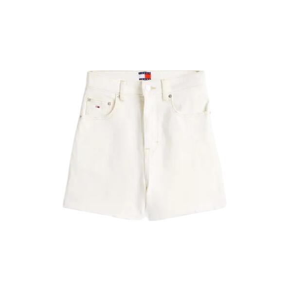 Γυναικείο Σορτς Tommy Jeans Mom BI8194 Denim White DW0DW20093-1CENI