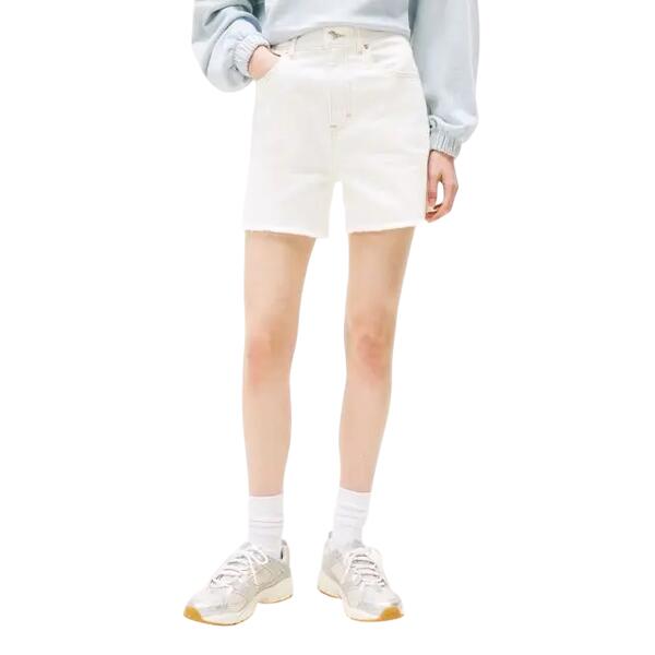 Γυναικείο Σορτς Tommy Jeans Mom BI8194 Denim White DW0DW20093-1CENI