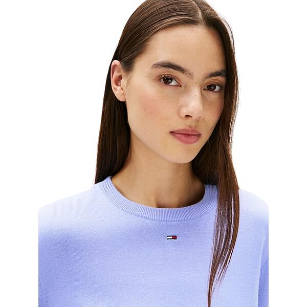 Γυναικείο Πουλόβερ Tommy Jeans Tjw Essential Crew Sweater Ext Vintage Iris DW0DW20159-C5Z