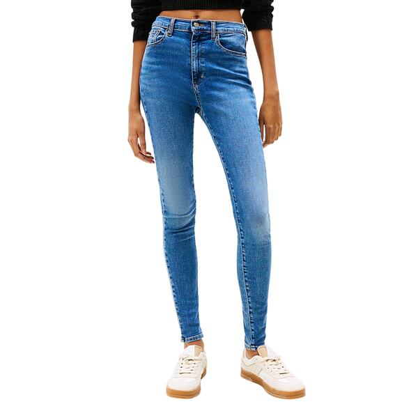 Γυναικείο Jean Tommy Jeans Sylvia Hgh Skn BI0234 Denim Medium DW0DW20655-1A532