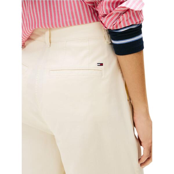 Γυναικείο Παντελόνι Tommy Jeans  Wide Leg Chino Ancient White DW0DW21698-YBH34