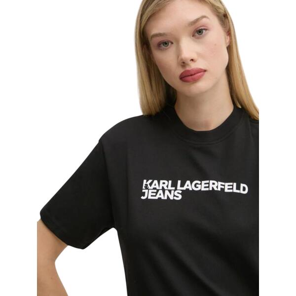 Γυναικείο T-shirt Karl Lagerfeld Reg Ss Essential Black A1W17005-999