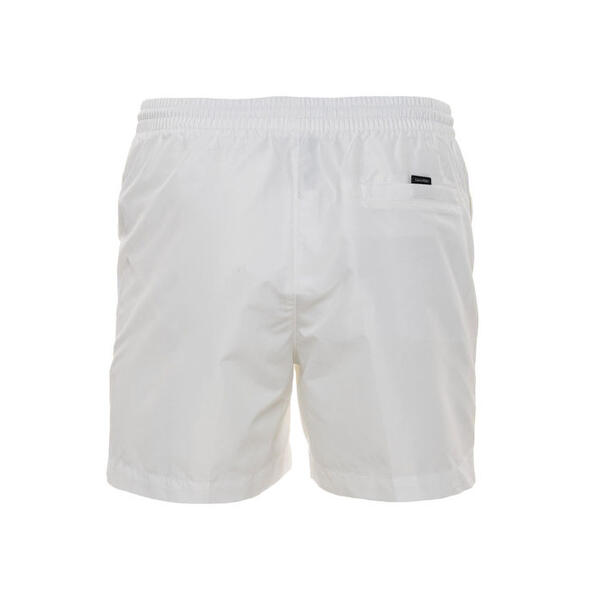 Ανδρικό Μαγιό Calvin Klein Medium Drawstring Pvh Classic White KM0KM00721-YCD