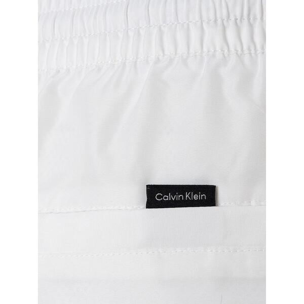 Ανδρικό Μαγιό Calvin Klein Medium Drawstring Pvh Classic White KM0KM00721-YCD