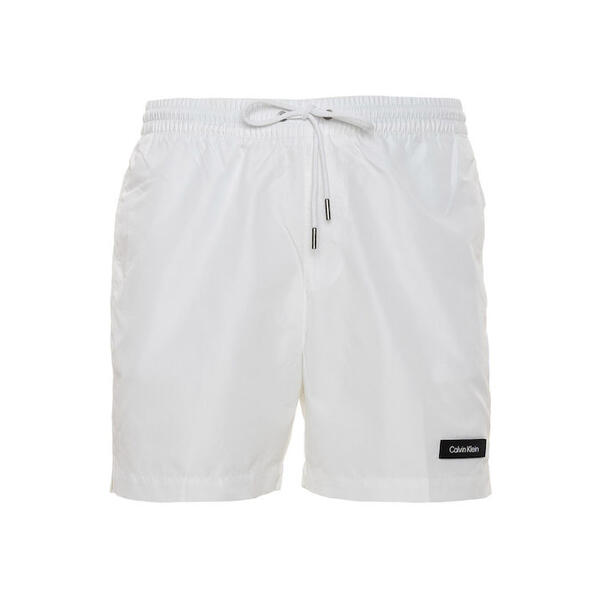 Ανδρικό Μαγιό Calvin Klein Medium Drawstring Pvh Classic White KM0KM00721-YCD