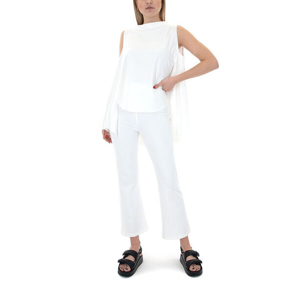 Γυναικείο Παντελόνι My T Wearables White S23T1133-WHITE