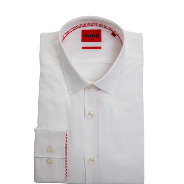 Ανδρικό Πουκάμισο Hugo Koey 10181991 13 White 50513932-199