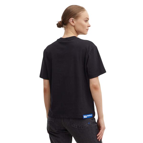 Γυναικείο T-shirt Karl Lagerfeld Regural Sslv Tee Black 245J1711-J101