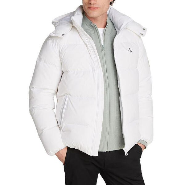 Ανδρικό Μπουφάν  Calvin Klein Essentials Down Bright White J30J325946-YAF