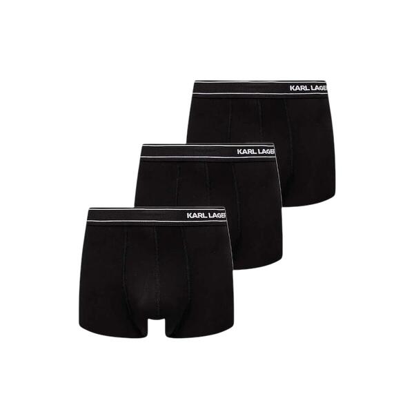 Ανδρικά Εσώρουχα Karl Lagerfeld Stripe Logo Micro Trunk Black A1M47084-999