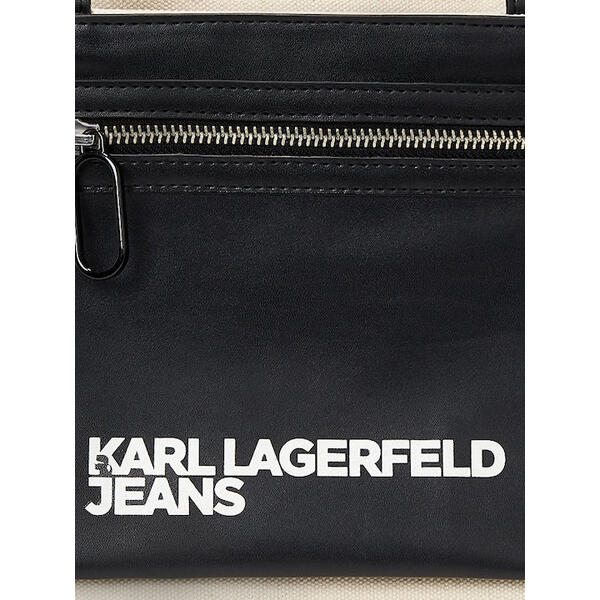 Γυναικεία Τσάντα Ώμου Karl Lagerfeld Ew Pocket Shopper Natural A2W50004-106