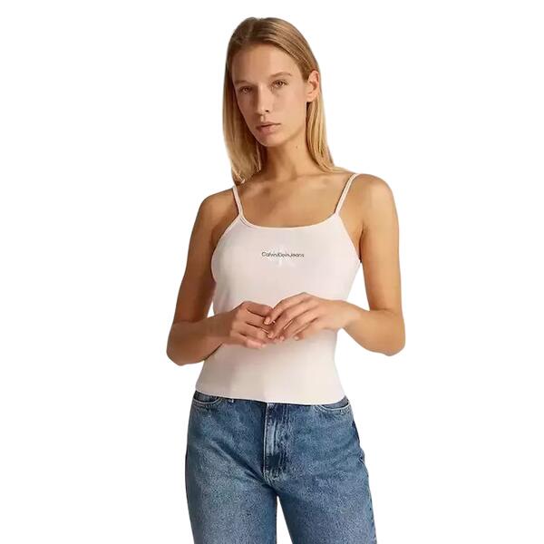 Γυναικείο Top Calvin Klein Monologo Strappy Tank Silver Peony J20J223105-TGE