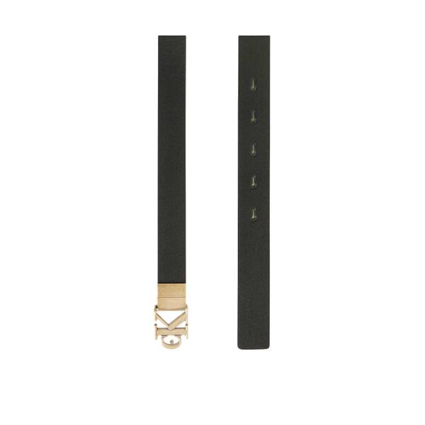 Γυναικεία Ζώνη Calvin Klein Monogram Plaque Buckle 25mm Rev Na Black Crockery Tumbled Gold LV04K7005G-UB1