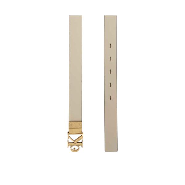 Γυναικεία Ζώνη Calvin Klein Monogram Plaque Buckle 25mm Rev Na Black Crockery Tumbled Gold LV04K7005G-UB1