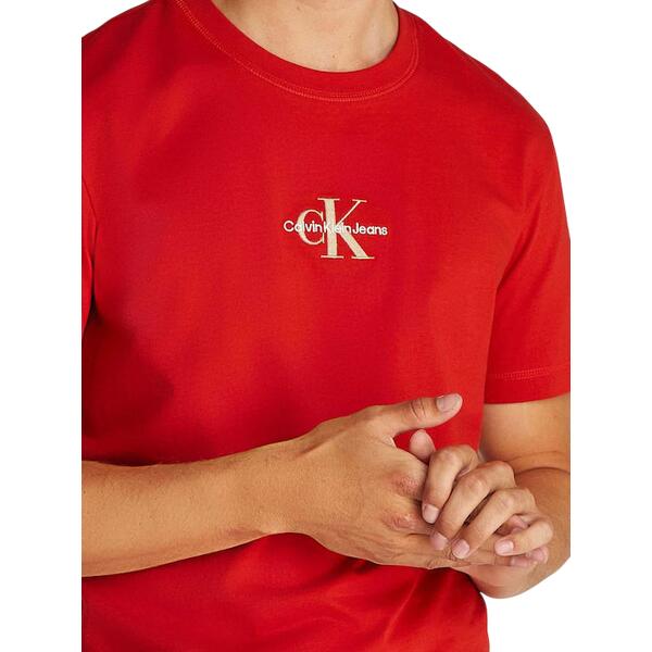 Ανδρικό T-shirt Calvin Klein Monologo Deep Magma J30J325649-XNI