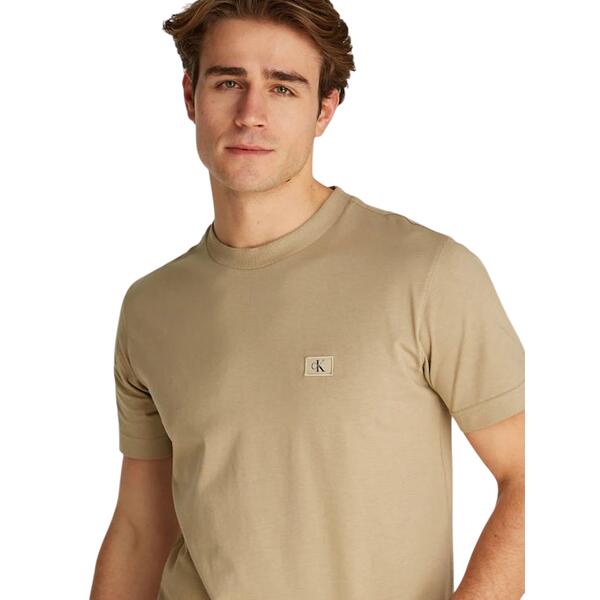 Ανδρικό T-shirt Calvin Klein  Woven Label Regural Tree House J30J327100-HI0