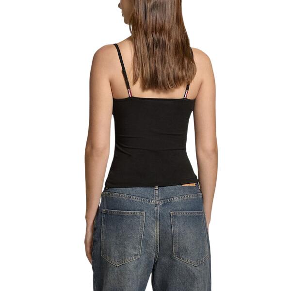 Γυναικείο Top Tommy Jeans Essential Strap Ext Black DW0DW20675-BDS