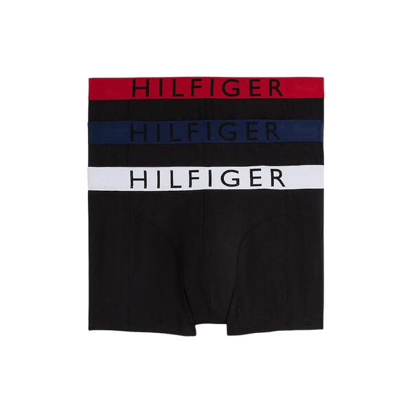 Ανδρικά Εσώρουχα Tommy Hilfiger 3p Trunk Wb Med Red Th Whte Des Sky UM0UM03465-0RT