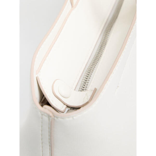 Γυναικεία Τσάντα Ώμου Calvin Klein Sculpted Slim Tote34 Lily White LV04K3070G-FUP