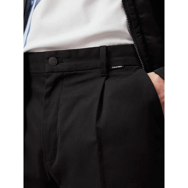 Ανδρικό Παντελόνι Calvin Klein Modern Twill Tapered Pleat Pants Ck Black K10K113662-BEH32
