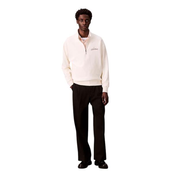 Ανδρικό Φούτερ Calvin Klein Prmm Trry Chn Sttch Tofu LV04RC227G-YAS
